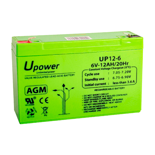Upower Batería recargable