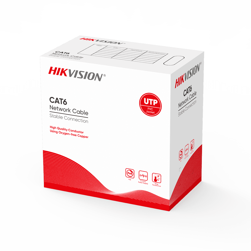 Hikvision cable UTP categoría 6