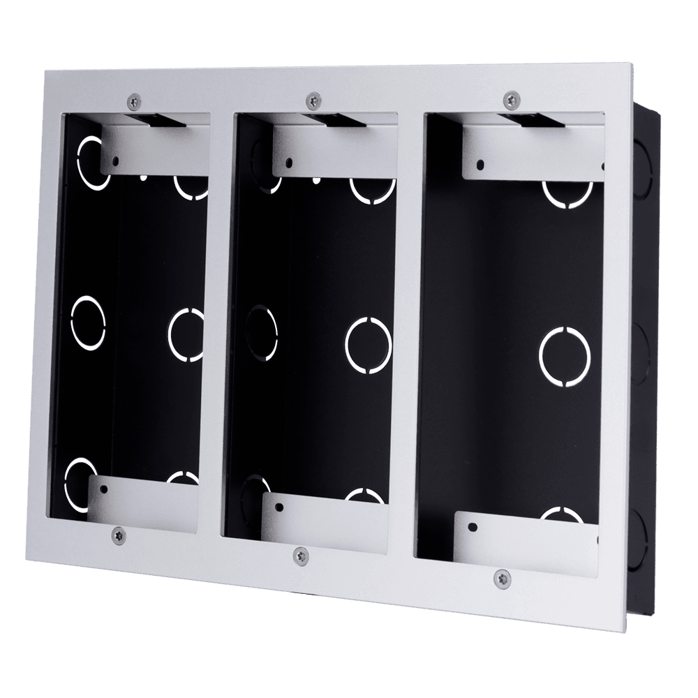 Akuvox Panel frontal y caja de registro encastrada