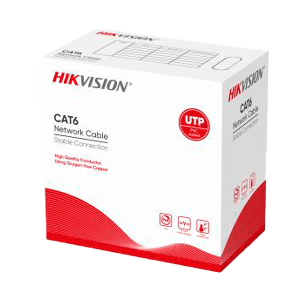 Hikvision cable UTP categoría 6