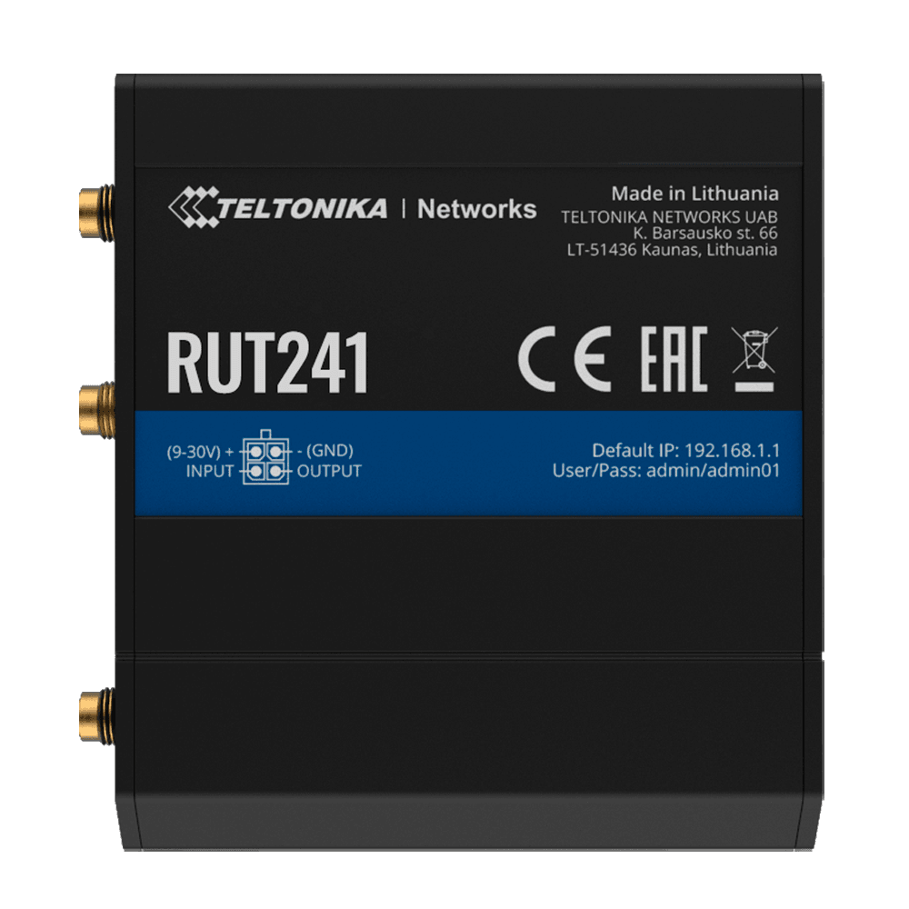 Teltonika Router Industrial 4G LTE Cat 4 (150/50 Mbps)