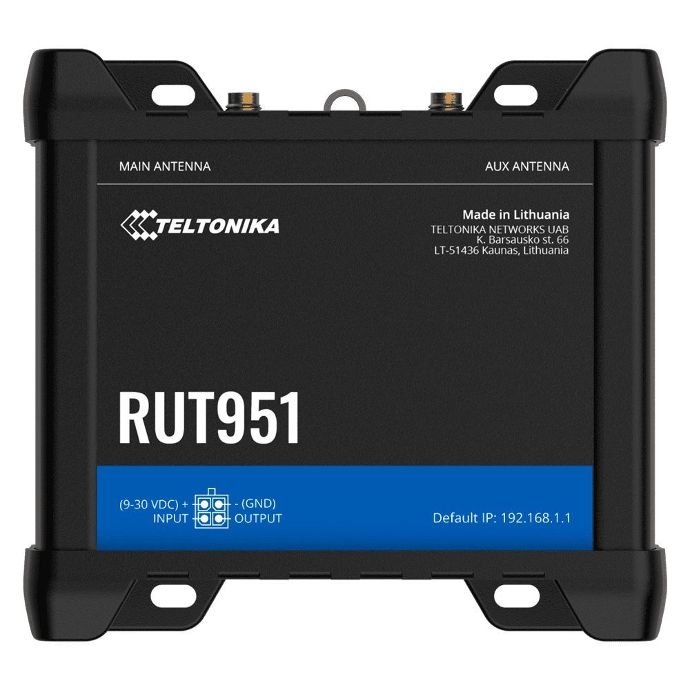 Teltonika Router Industrial 4G LTE Cat 4 (150/50 Mbps)