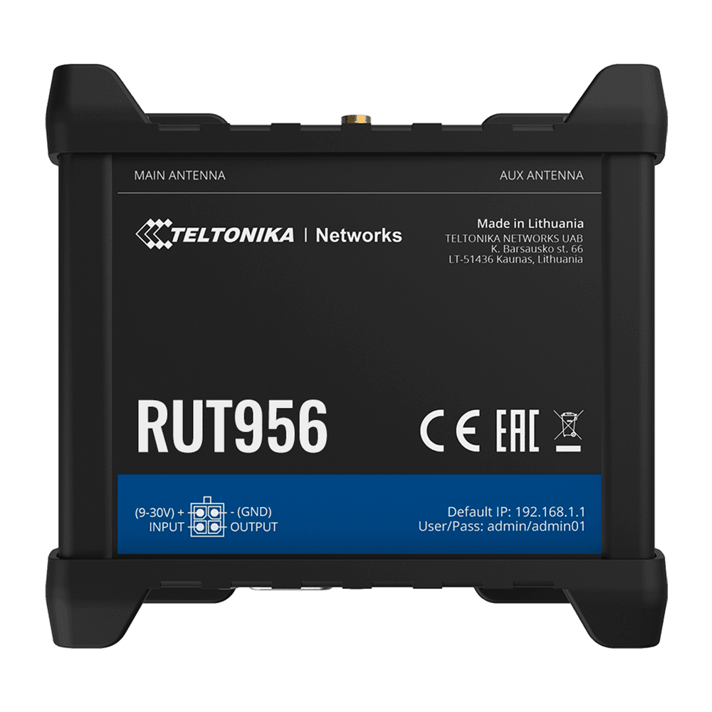 Teltonika Router Industrial 4G LTE Cat 4 (150/50 Mbps)