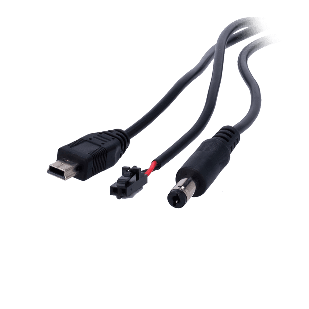 Blanca Triple conector para baterías zinc-aire
