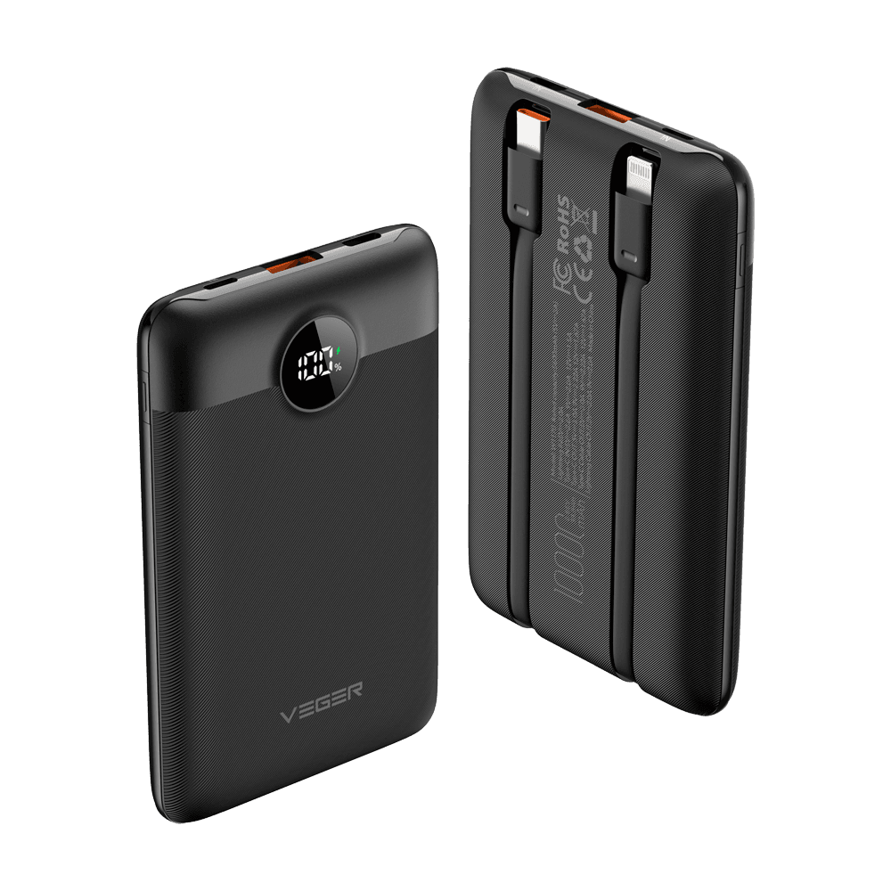 Veger Power bank con pantalla LCD