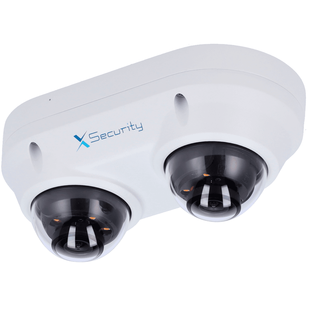 X-Security Cámara IP Domo dual