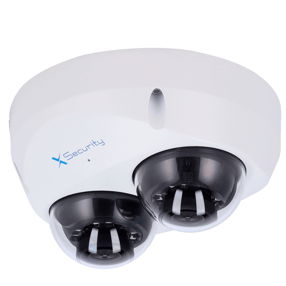 X-Security Cámara IP Domo dual