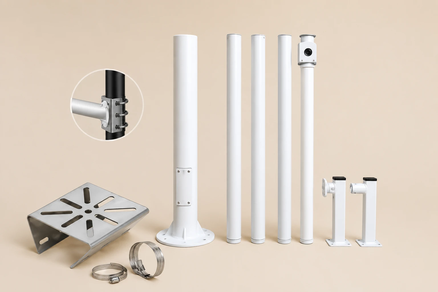 Accesorios y soportes CCTV